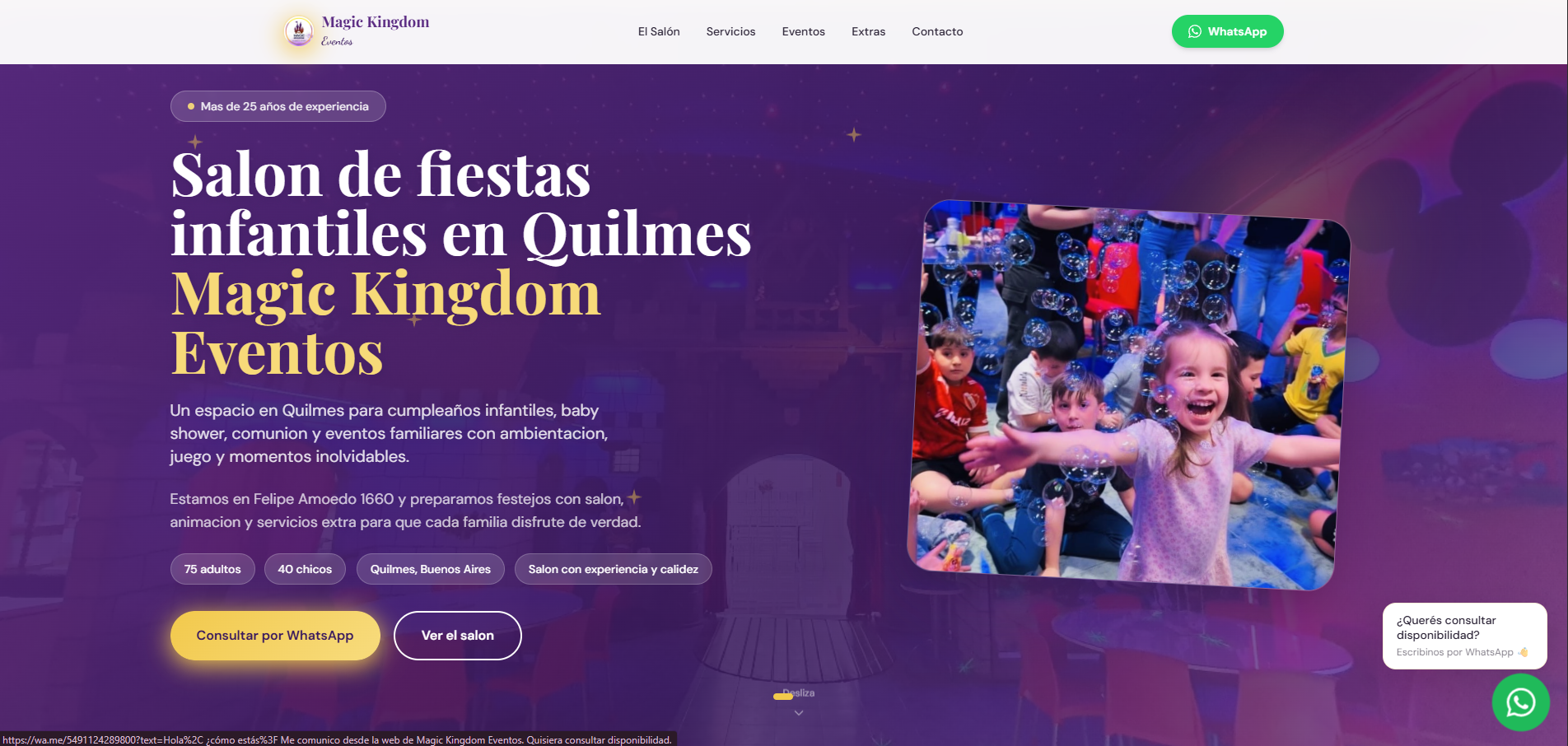 Foto Proyecto de Zenithcore - Landing Page Magic Kingdom Proyecto Landing Page Magic Kingdom - desarrollo web por Zenith Core